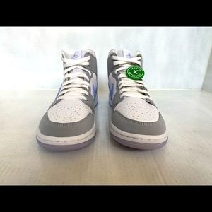 Jordan 1 mid “aluminum-wolf Grey”